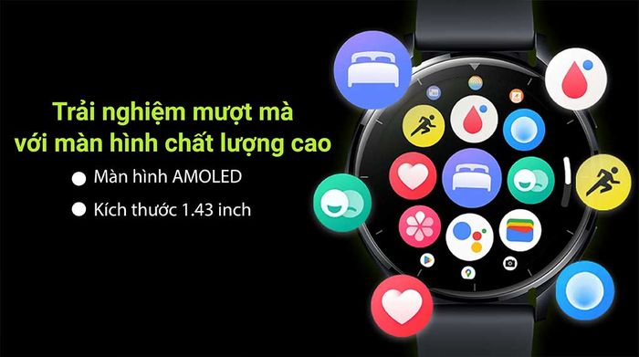 Xiaomi Watch 2 - Màn hình AMOLED sống động