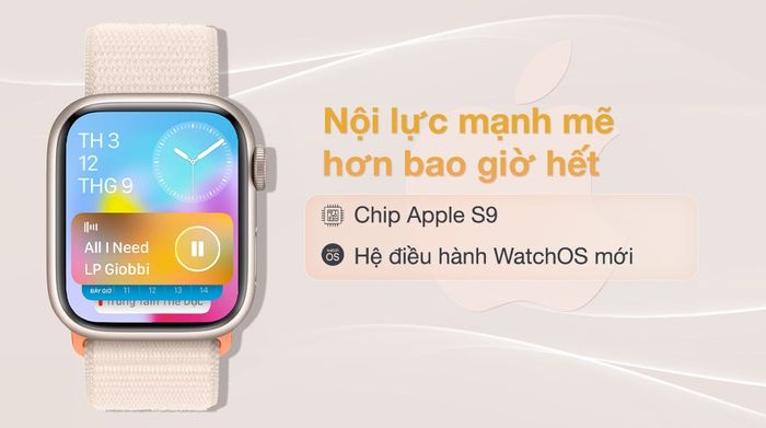 Apple Watch S9 GPS 41mm viền nhôm dây vải - Cấu hình