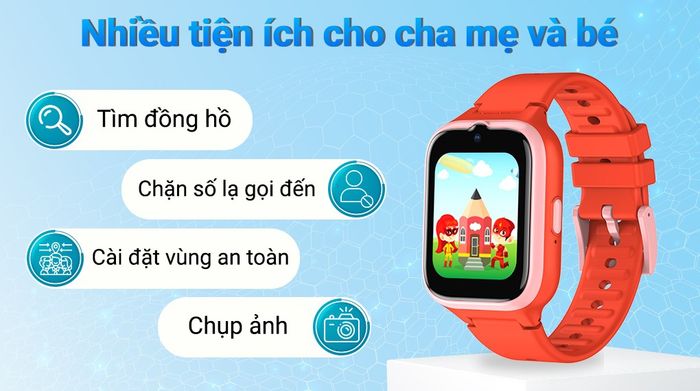 Đồng hồ định vị trẻ em Masstel Smart Hero 20 - Đa dạng tiện ích
