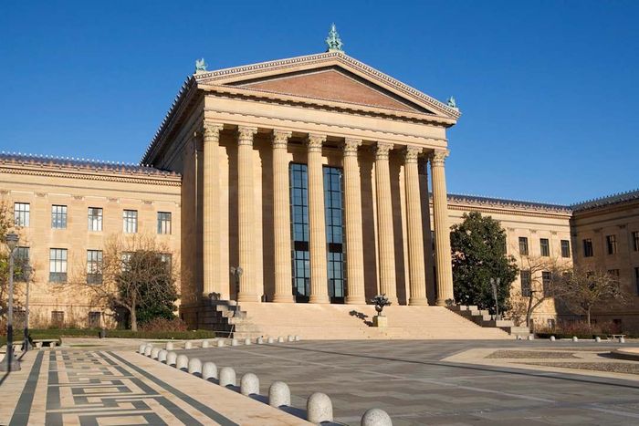 USA, Pennsylvania, Philadelphia, exterior of the Philadelphia Museum of Art