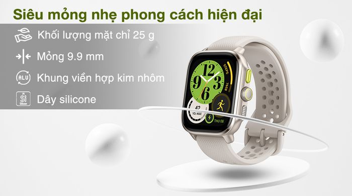 Đồng hồ thông minh Amazfit Cheetah Square 44 mm - Thiết kế