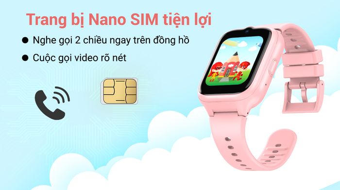 Đồng hồ định vị trẻ em Masstel Smart Hero 20 - Nano SIM