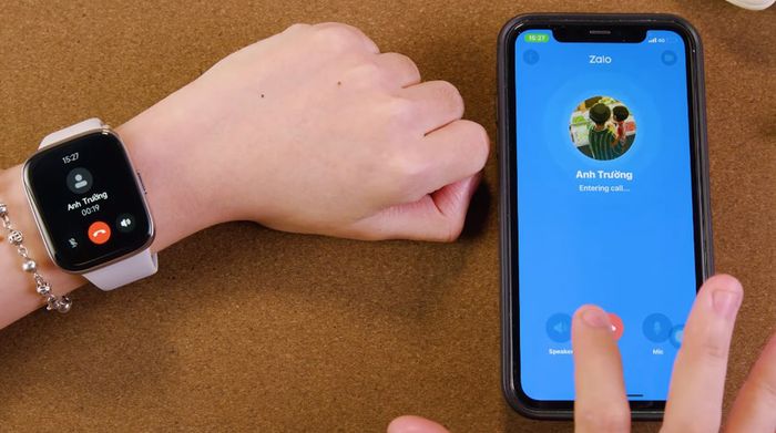Xiaomi Redmi Watch 3 Active - Nhận cuộc gọi Zalo trên iOS