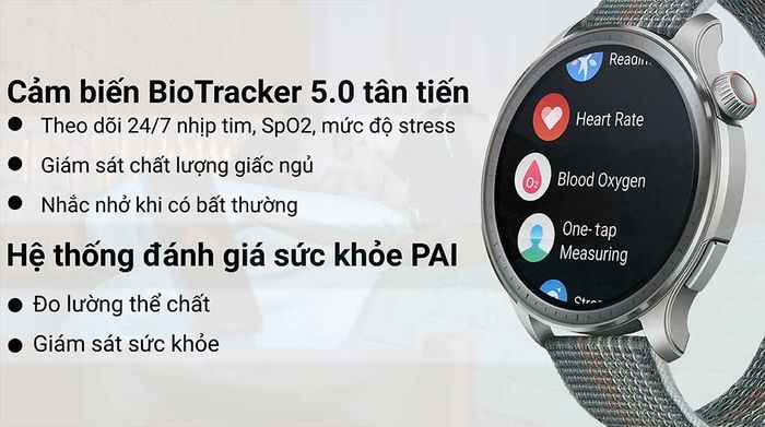 Đồng hồ thông minh Amazfit Balance 46mm dây silicone - Theo dõi sức khỏe