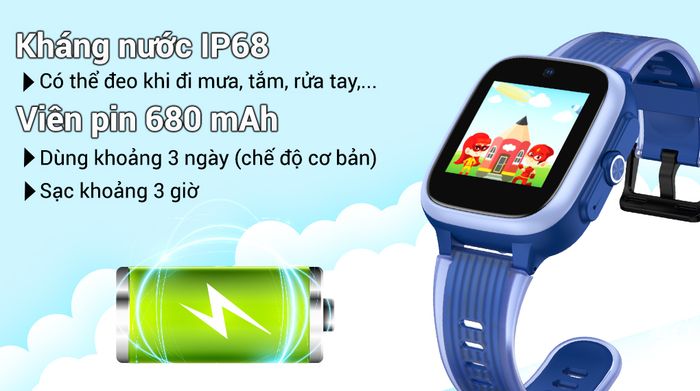Masstel Smart Hero 6 - Pin và kháng nước