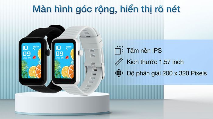 Đồng hồ thông minh BeFit WatchFit - Màn hình rõ nét