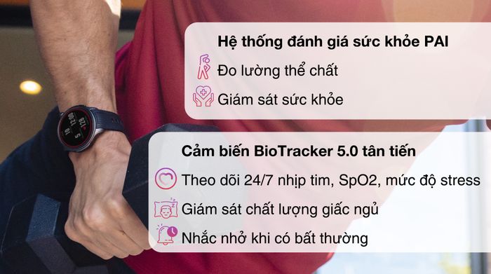 Amazfit Balance 46mm dây silicone - Tính năng sức khỏe