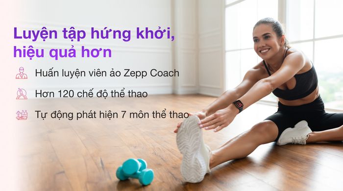 Đồng hồ thông minh Amazfit Active 42.3 mm - Chức năng thể thao