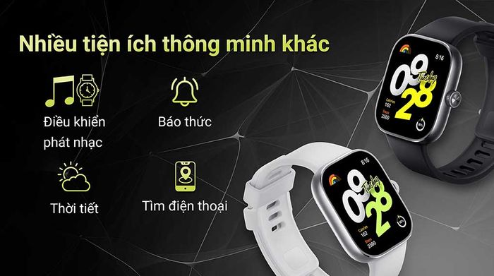 Đồng hồ thông minh Xiaomi Redmi Watch 4 47.5mm - Tiện ích khác