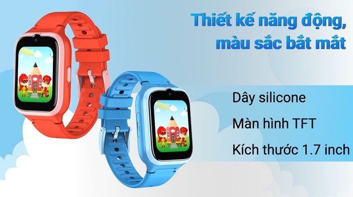 Đồng hồ định vị trẻ em Masstel Smart Hero 20 - Kiểu dáng trẻ trung