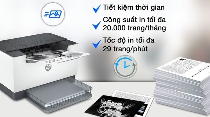 In nhanh - Máy in Laser trắng đen HP LaserJet M211d (9YF82A)
