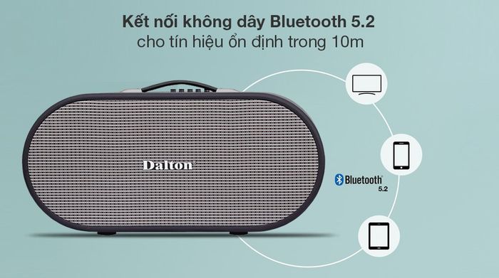 Loa karaoke xách tay Dalton K220C 750W - Kết nối