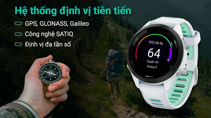 Garmin Forerunner 265S - Định vị đa băng tần
