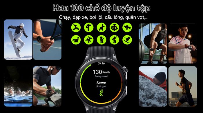 Đồng hồ thông minh Oppo Watch X - Luyện tập