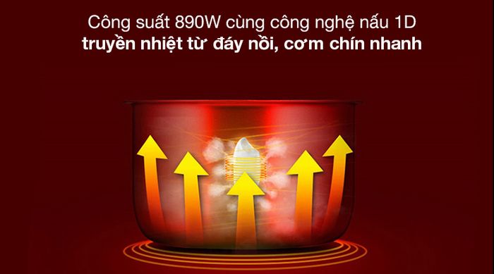 Công nghệ - Nồi cơm điện tử Cuckoo 1.8 lít CR-1020F