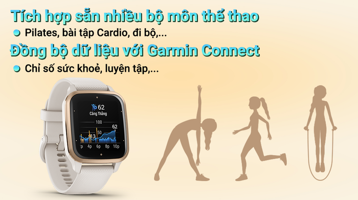 Garmin Venu SQ 2 Music dây silicone - Hỗ trợ luyện tập