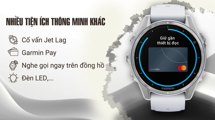 Garmin Fenix 8 43mm viền thép - Tiện ích khác