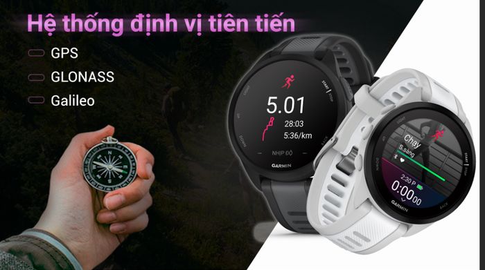Garmin Forerunner 165 43mm - Định vị hiện đại