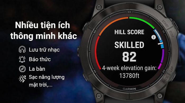 Garmin Fenix 7X Pro Solar Titanium - Tiện ích khác