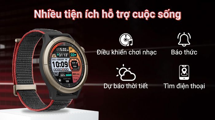 Đồng hồ thông minh Amazfit Cheetah Pro 47mm - Tiện ích
