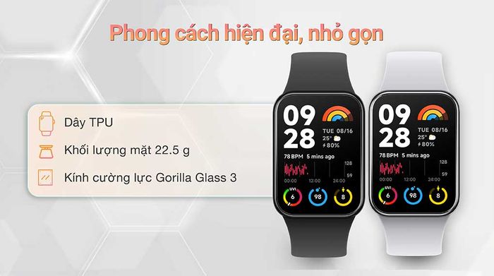 Mi Band 8 Pro - Thiết kế