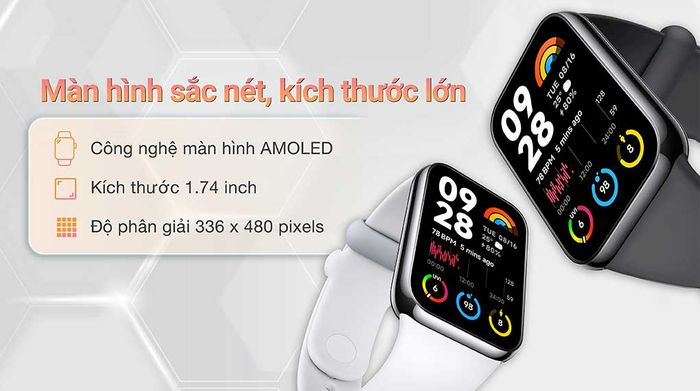 Mi Band 8 Pro - Màn hình