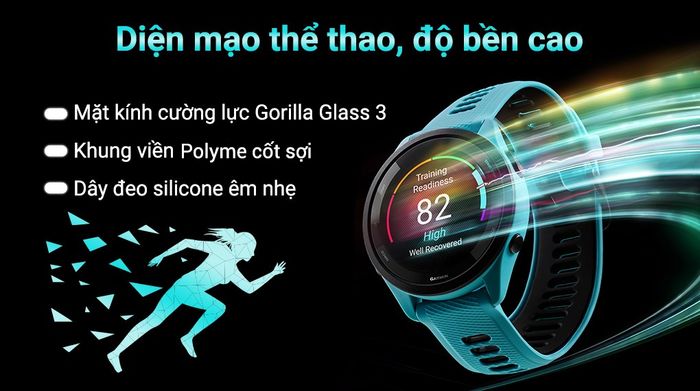 Garmin Forerunner 255 Music - Thiết kế năng động