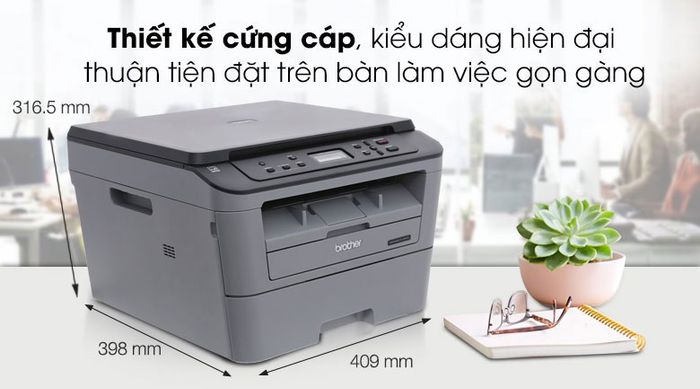 Máy in laser Brother DCP L2520D đa chức năng - Thiết kế hiện đại, cứng cáp