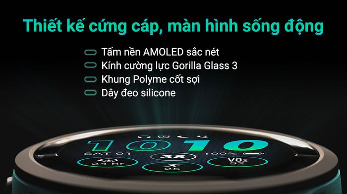 Garmin Forerunner 265S - Thiết kế thể thao
