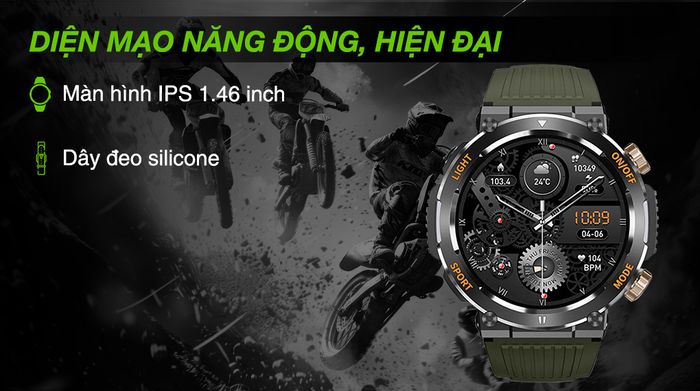 Đồng hồ thông minh BeFit Hunter2 - Thiết kế