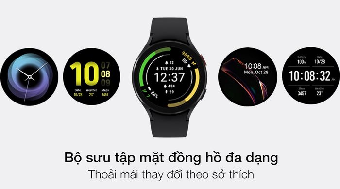 Samsung Galaxy Watch 4 40mm có bộ sưu tập mặt đồng hồ đa dạng