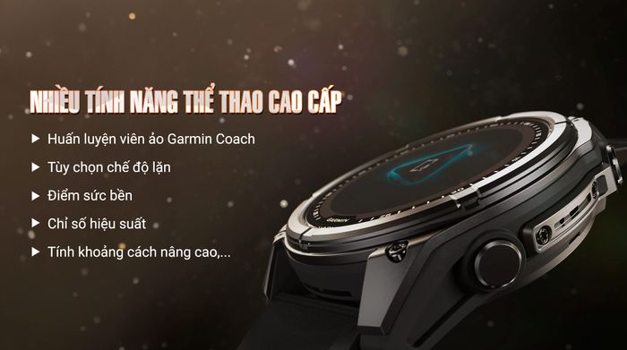 Garmin Fenix 8 Sapphire Solar 47mm viền Titanium - Tính năng hiệu suất