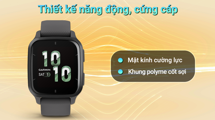 Garmin Venu SQ 2 Music dây silicone - Thiết kế