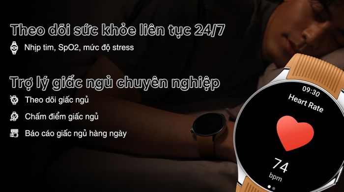 Đồng hồ thông minh Oppo Watch X - Sức khỏe