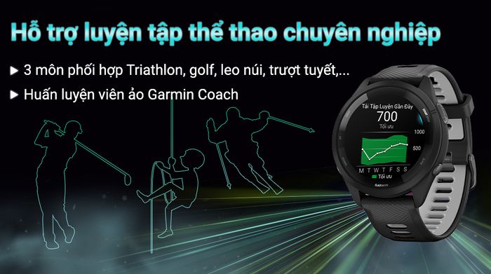 Garmin Forerunner 255 Music - Các môn thể thao