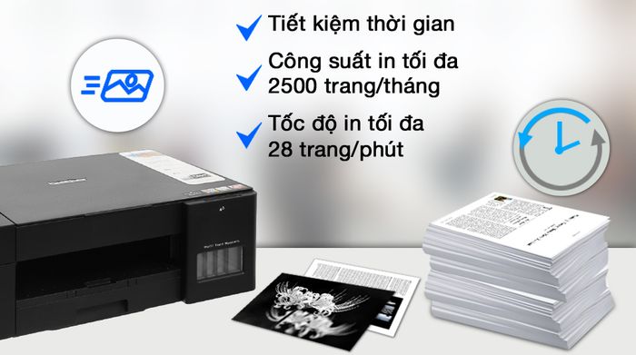 Đa chức năng - Máy in phun màu đa năng In-Scan-Copy Brother DCP-T220