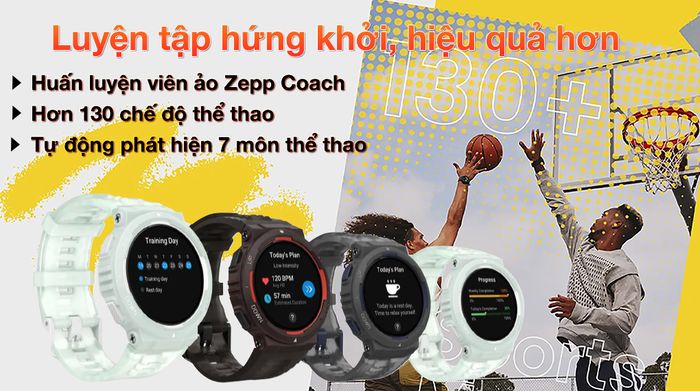 Amazfit Active Edge 46mm - Chế độ thể thao