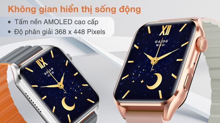 BeFit WatchS 45mm - Màn hình AMOLED