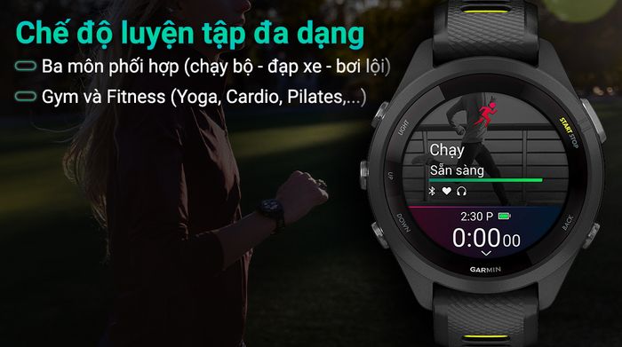 Garmin Forerunner 265S - Đa dạng môn thể thao