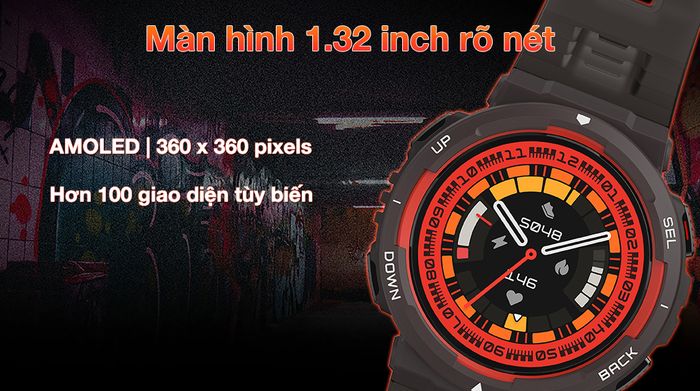 Amazfit Active Edge 46mm - Màn hình