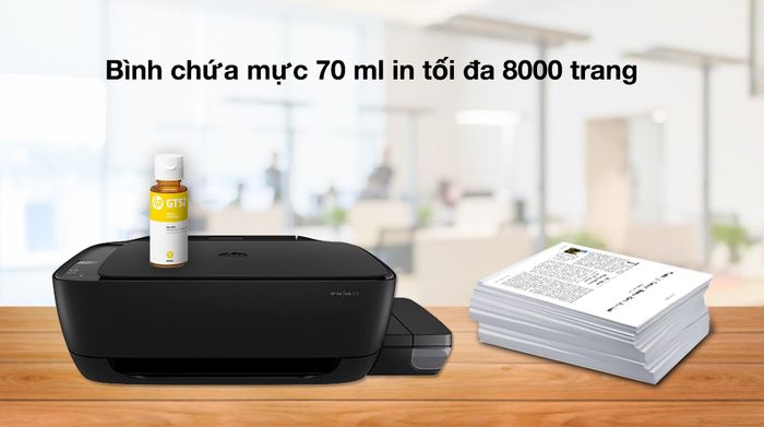 Mực in phun HP GT52 Vàng Original Ink Bottle_M0H56AA (dành cho HP Ink Tank 115. 315. 415) - Bình chứa mực 70 ml in tối đa 8000 trang