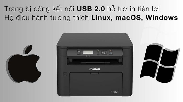 Máy in laser trắng đen đa năng Canon MF913W Wifi - Kết nối