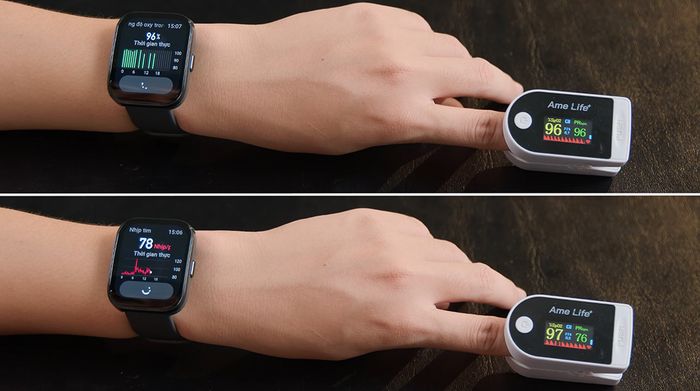 Đồng hồ thông minh Amazfit Bip 5 - So sánh kết quả đo