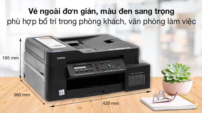 Máy in phun màu đa năng In-Scan-Copy Brother DCP-T720DW - Thiết kế
