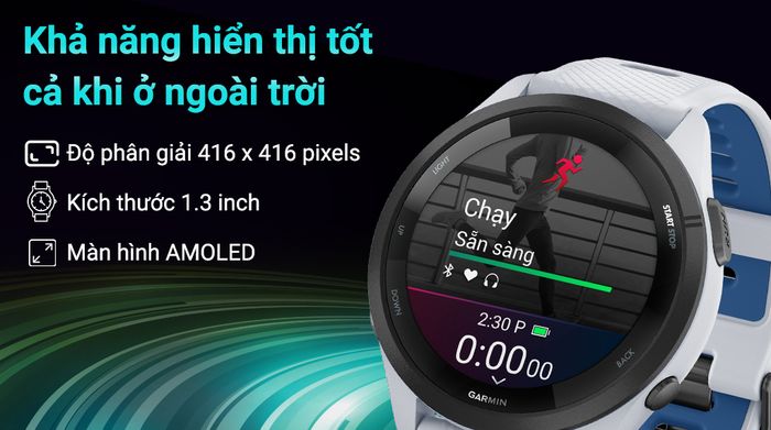 Garmin Forerunner 255 Music - Màn hình chất lượng