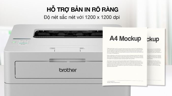 Máy in laser trắng đen đơn năng Brother HL-B2180DW Wifi - Độ phân giải