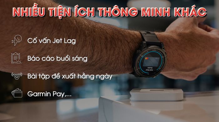 Đồng hồ thông minh Garmin Fenix E - Tiện ích khác