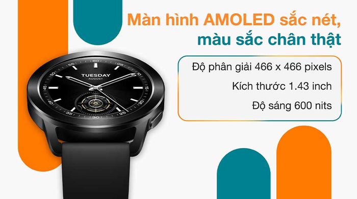 Xiaomi Watch S3 - Màn hình