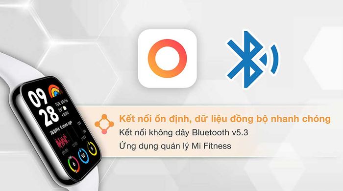 Mi Band 8 Pro - Kết nối Bluetooth