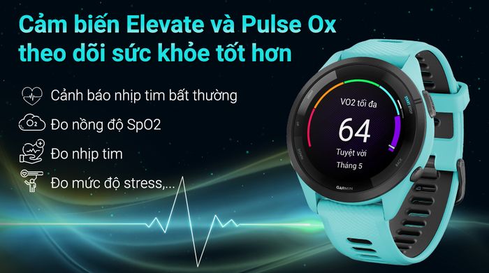 Garmin Forerunner 255 Music - Chức năng sức khỏe